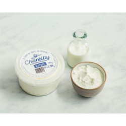 Chantilly fraiche nature sucrée 190g