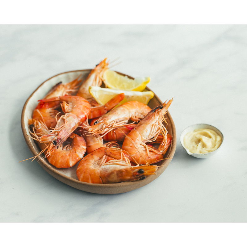 Crevettes entières cuites 30/50 300g BIO