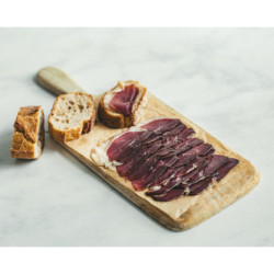 Magret de canard séché fumé tranché 90g
