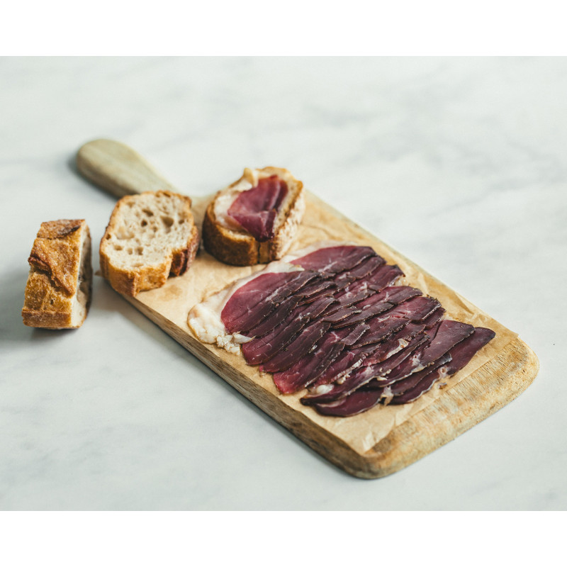 Magret de canard séché fumé tranché 90g