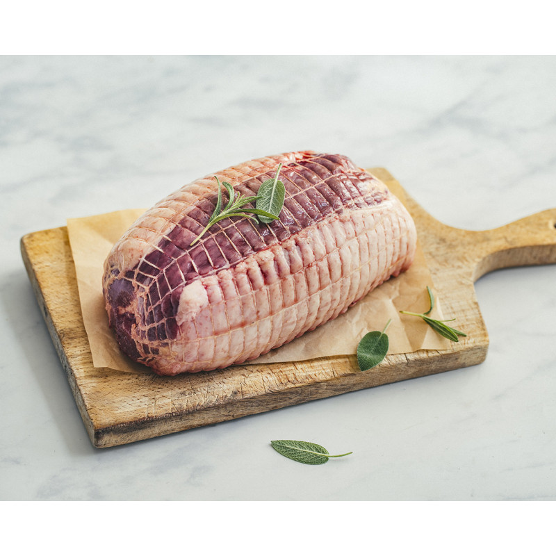 Le Rôti de magret de canard au foie gras