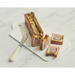 Pâté en croûte cocktail nature pistaché 400g