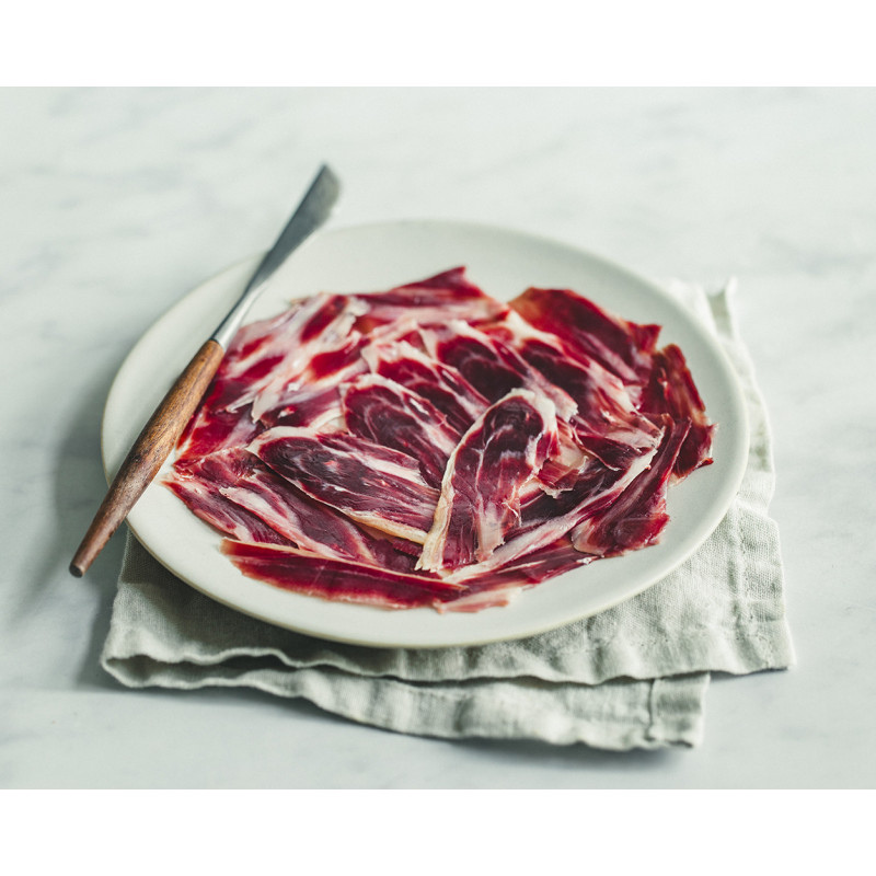 Jambon Bellota ibérique 48 mois 13 pétales minimum 50g
