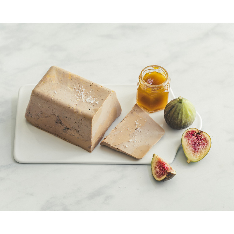 Foie gras de canard entier mi-cuit du Sud-Ouest à la fleur de sel 500g