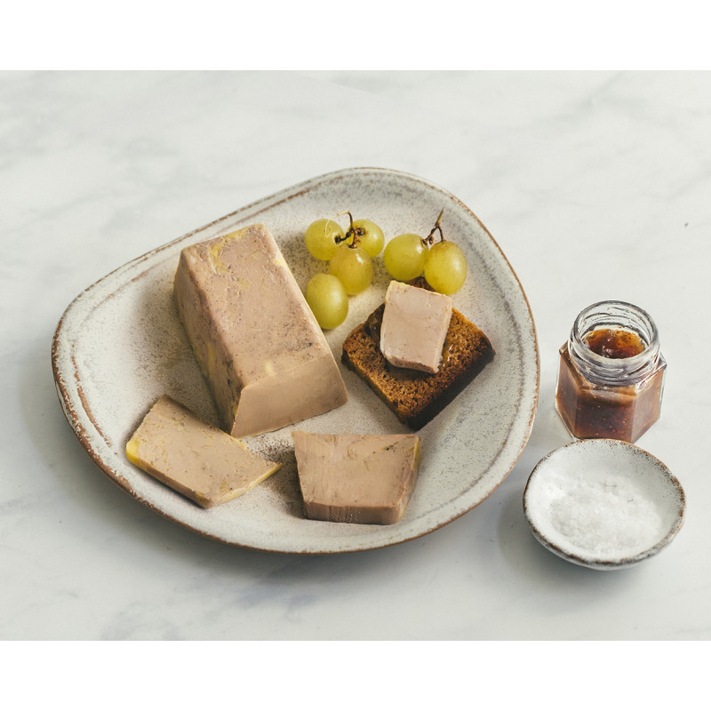 Foie gras de canard entier mi-cuit du Sud-Ouest à la fleur de sel  Label Rouge 200g