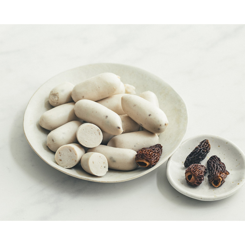 Mini cocktail boudin blanc aux morilles à l'ancienne 180g