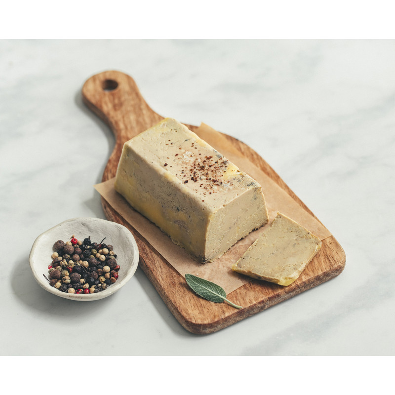 Foie gras de canard du Sud-Ouest entier mi-cuit sel & poivre 200g