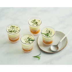 Verrines Cabillaud et pickles de légumes 160g