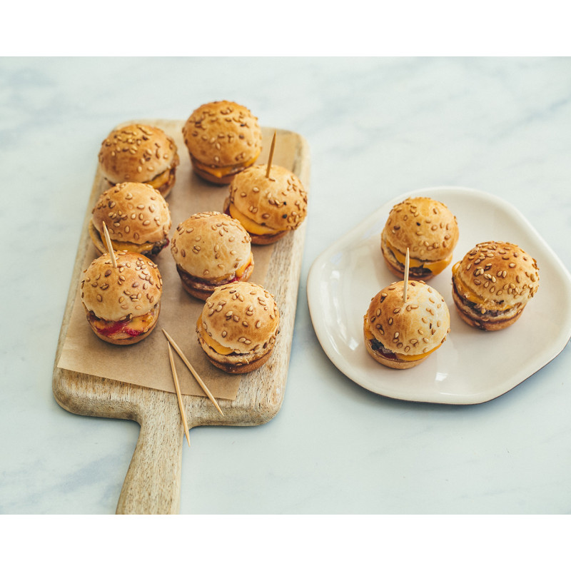 Mini cheeseburgers x10 185gr